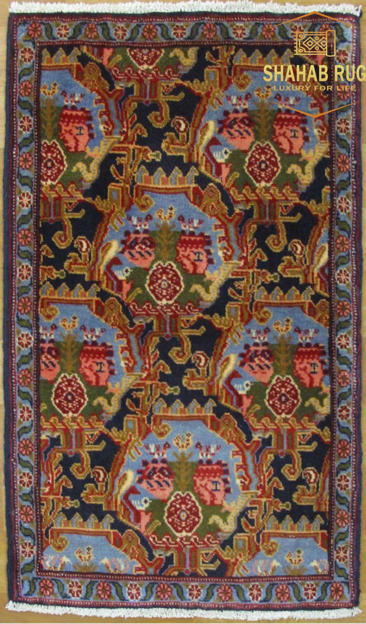 Colourful Sanandaj rug