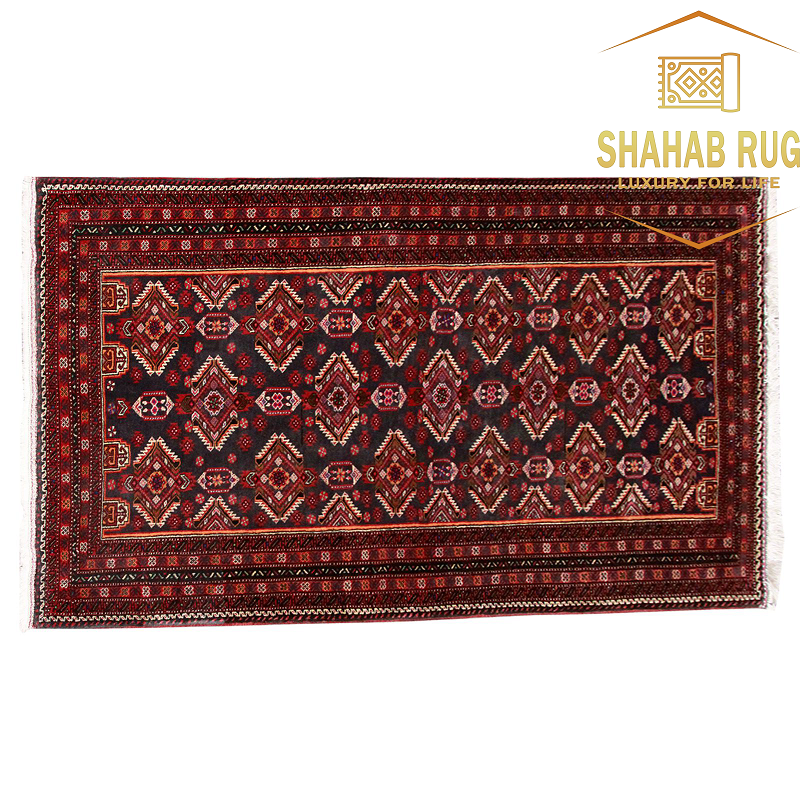 Handwoven Persian Baloch rug